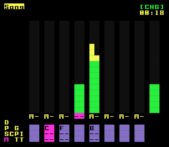 screen capture of mixer screen